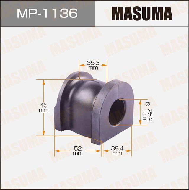 Втулки стабилизатора Masuma. Артикул MP-1136