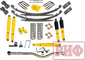 Лифт-комплект РИФ мягкий для УАЗ Patriot 2019-2025, лифт 30 мм. Артикул RIF-Patr19-A