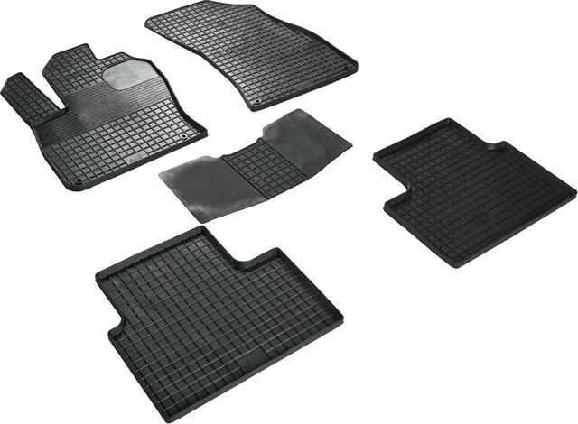 Коврики резиновые Seintex с узором сетка для салона Lynk & Co 05 AWD 2020-2026. Артикул 98942