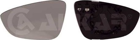Зеркальное стекло бокового зеркала Alkar. Артикул 6401133
