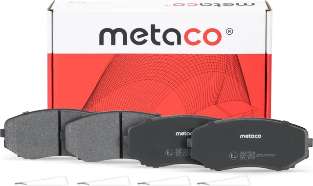 Колодки тормозные передние к-кт (Metaco). Артикул 3000519