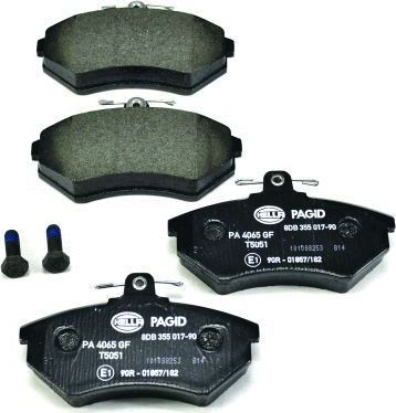 Тормозные колодки Hella. Артикул 8DB 355 017-901