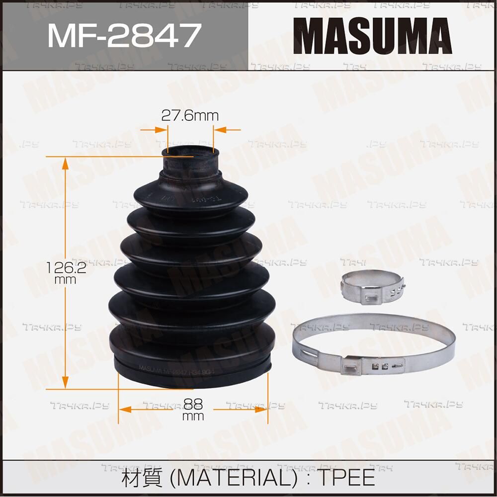 Пыльник шруса (комплект) Masuma. Артикул MF-2847