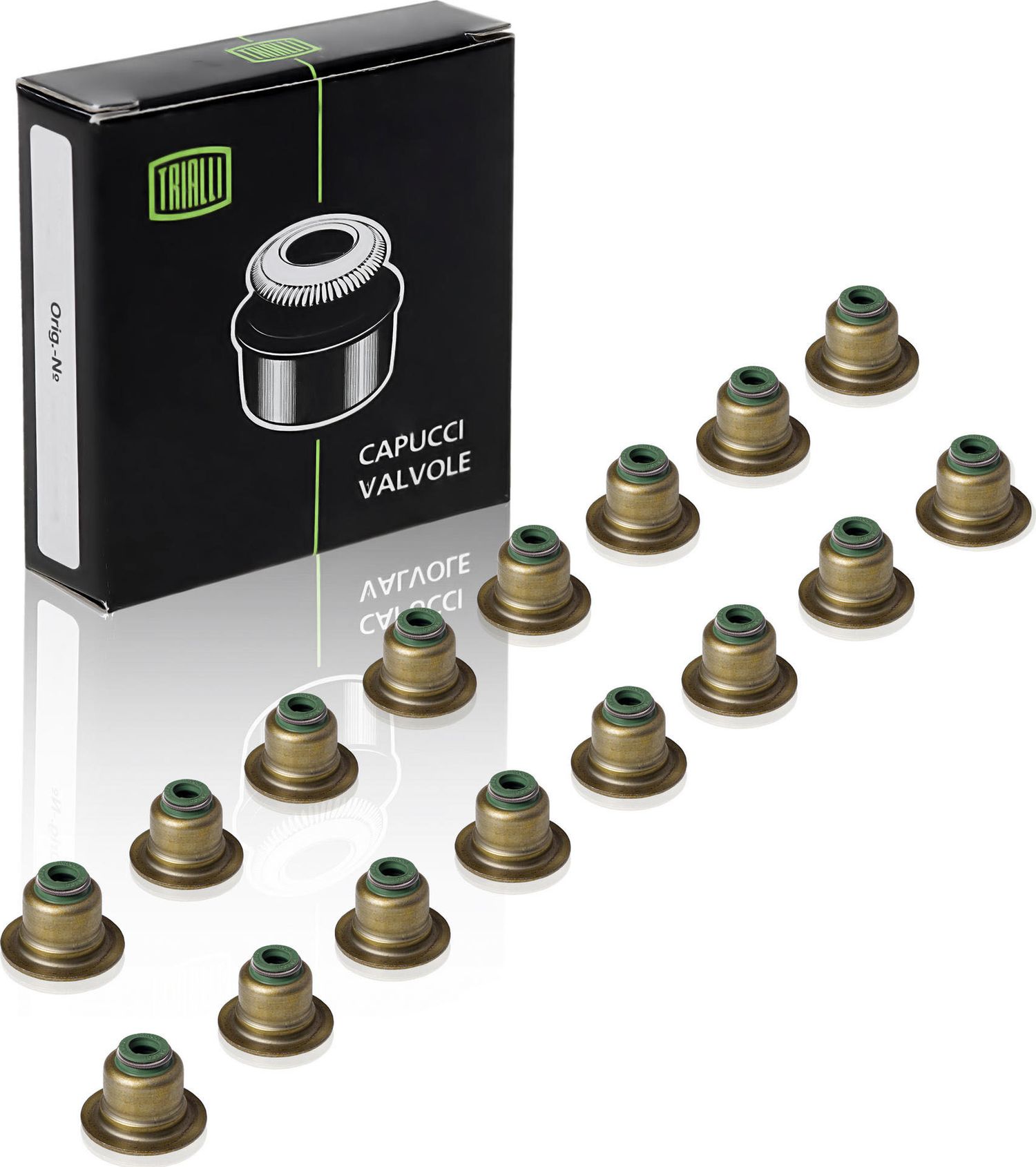 Комплект маслосъемных колпачков TRIALLI CV 1001 Trialli. Артикул CV 1001