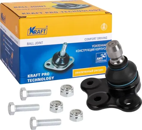 Шаровая опора нижняя Opel Astra (96-10), Vectra (95-02), Zafira (99-11) (Kraft). Артикул KT053275