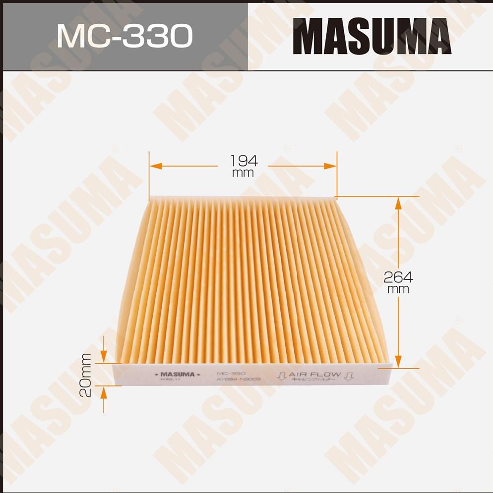 Салонный фильтр Masuma. Артикул MC-330