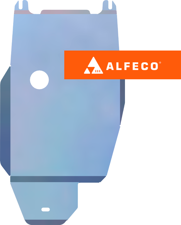 Защита алюминиевая Alfeco для АКПП Subaru XV II (GT) 2017-2026. Артикул ALF.22.41al