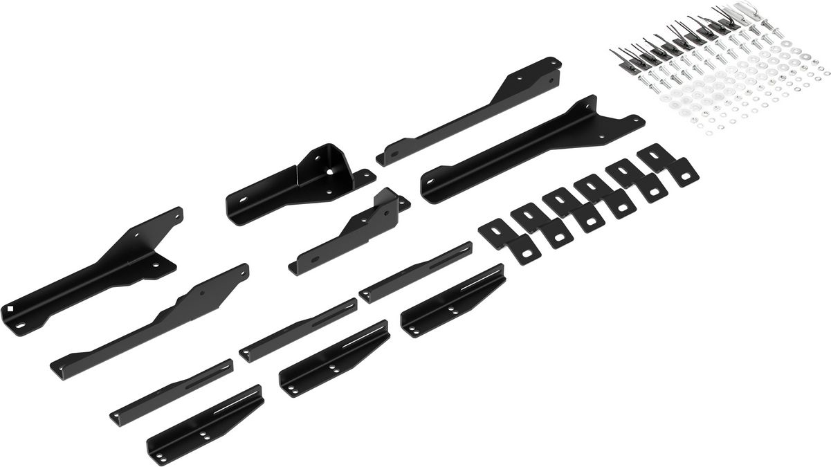 Комплект крепежа к порогам Rival для Exeed VX 2020-н.в., только для рынка РФ, сталь, 9.0906.1. Артикул 9.0906.1