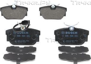 Тормозные колодки Bosch. Артикул 0 986 494 051