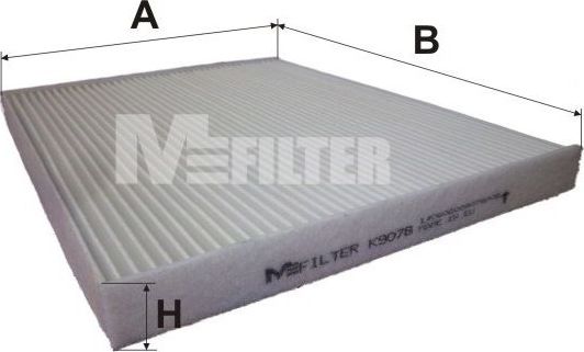 Салонный фильтр MFilter для Suzuki SX4 I (Classic) 2009-2015. Артикул K 9078