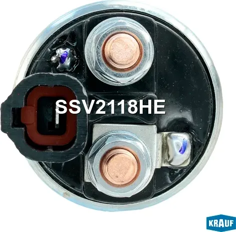 Втягивающее реле стартера Krauf. Артикул SSV2118HE