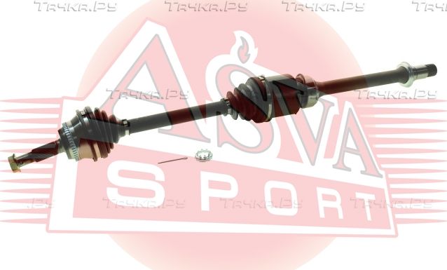 Полуось (привод в сборе, приводной вал) Asva. Артикул TYDR-ACV40