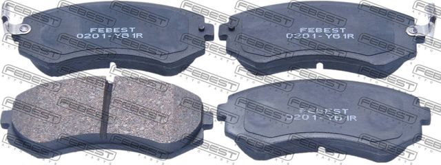 Тормозные колодки Febest. Артикул 0201-Y61R