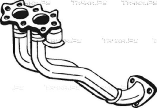 Глушитель Bosal передний для Volkswagen Corrado 1991-1995. Артикул 753-455