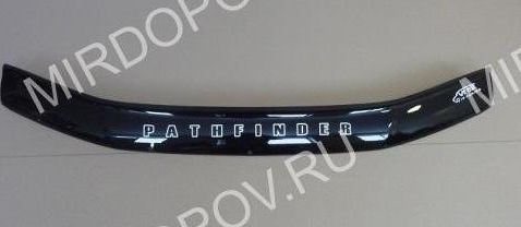 Дефлектор Vip-Tuning для капота Nissan Pathfinder R51 2011-2014. Артикул NS68