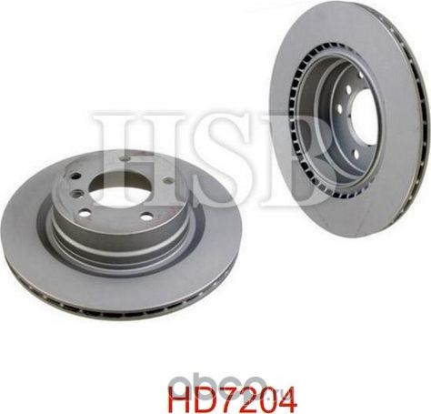 Диск тормозной задний BMW E87/E90 1.8-2.0D M47/N46/N52 04 (HSB). Артикул HD7204