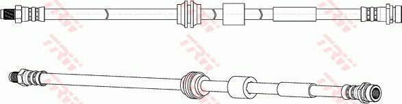 Тормозной шланг TRW. Артикул PHB695