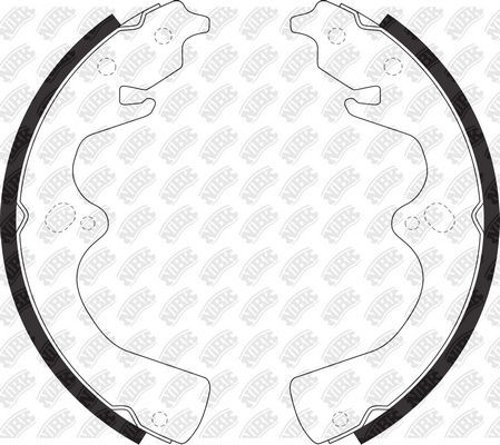 Тормозные колодки NiBK. Артикул FN11907