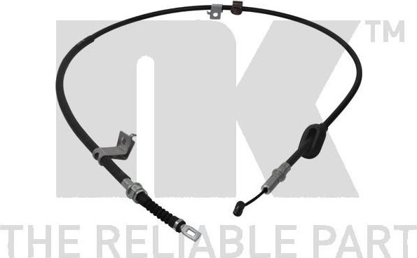 Трос ручника (тросик ручного тормоза) NK задний левый для Honda Fit II 2008-2008. Артикул 902637