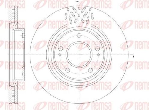 Тормозной диск Remsa. Артикул 6996.10