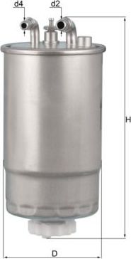 Топливный фильтр Mahle. Артикул KL 568