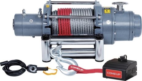 Лебёдка электрическая 12V COMEUP DV-15 15000 lbs 6800 кг (EAC) (Стальной трос). Артикул 857331