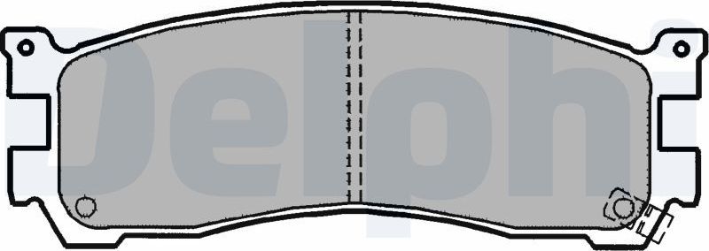 Тормозные колодки Delphi. Артикул LP1190