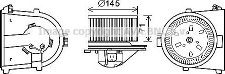 Вентилятор, мотор печки (отопителя) салона AVA. Артикул AI8376