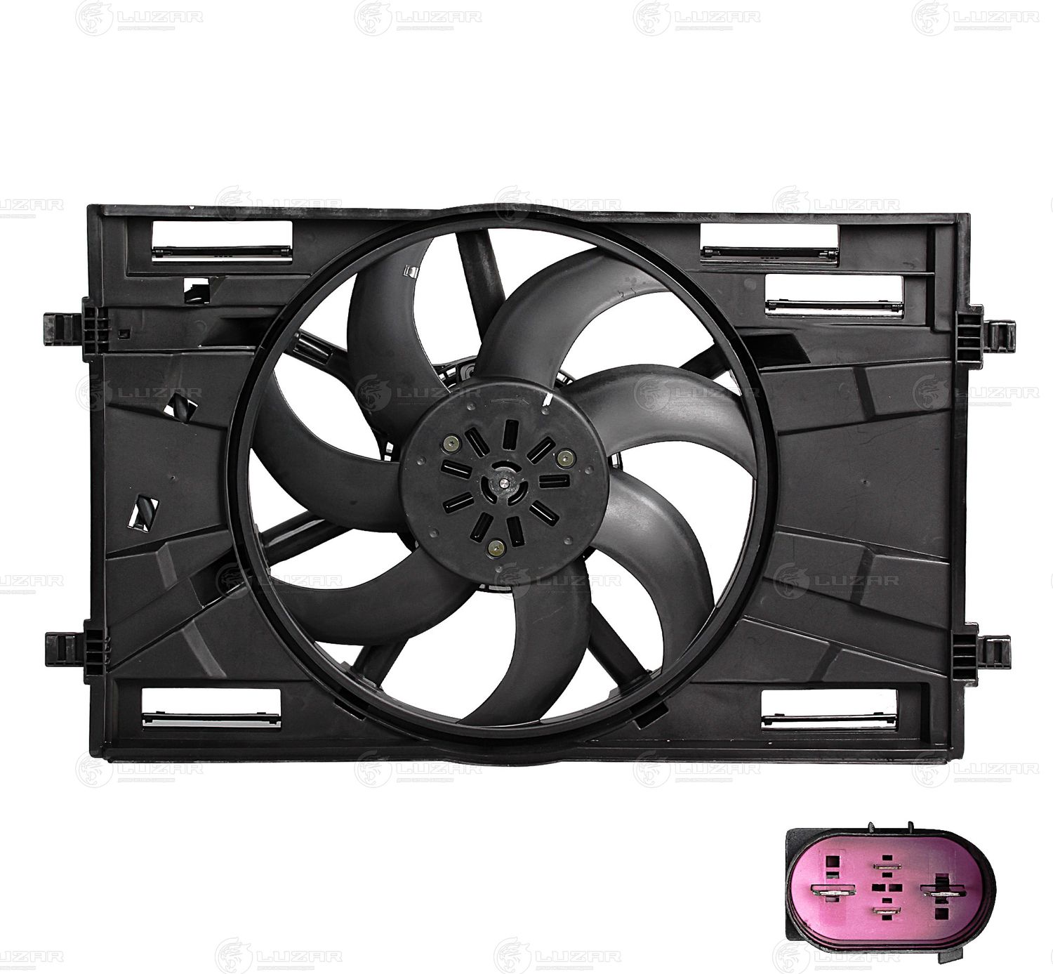 Вентилятор радиатора двигателя Luzar. Артикул LFK 1814