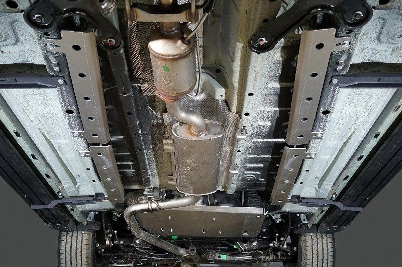 Защита алюминиевая ТСС (4 мм) для топливопровода 4 шт. Jaecoo J7 2023-2026. Артикул ZKTCC00637