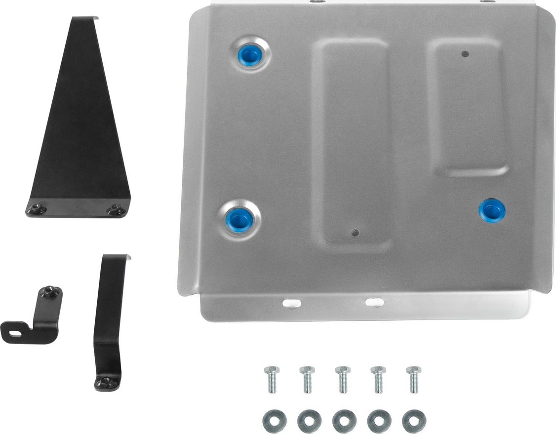 Защита алюминиевая Rival для топливного бака Kia Seltos FWD/4WD 2020-2026. Артикул 333.2851.1