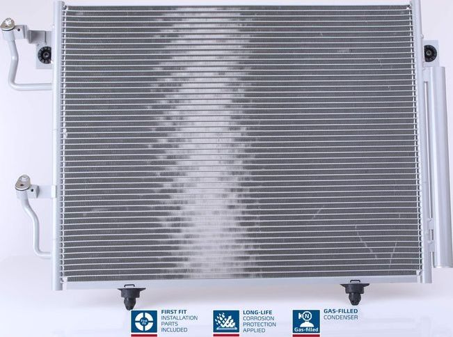 Радиатор кондиционера (конденсатор) Nissens (алюминий). Артикул 94864