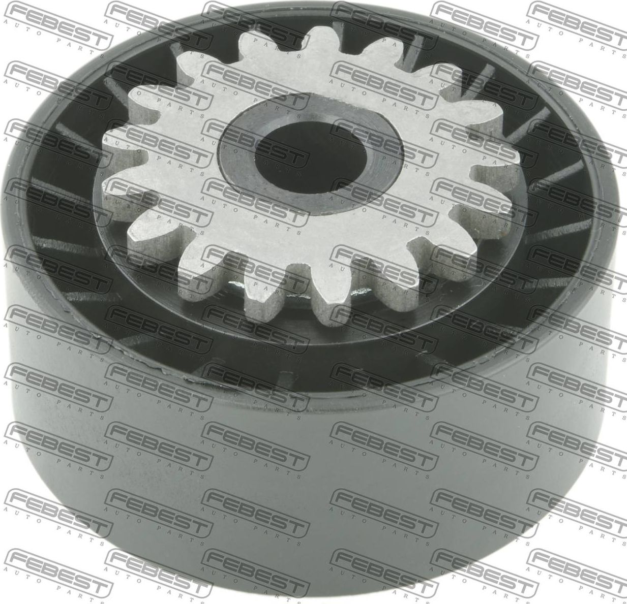 Натяжной ролик (натяжитель) приводного поликлинового ремня Febest. Артикул 2487-CLI