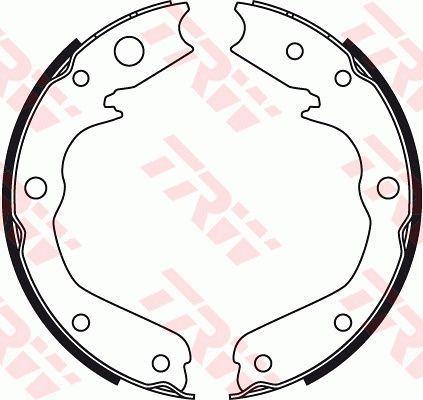 Тормозные колодки (стояночная тормозная система) TRW. Артикул GS8497
