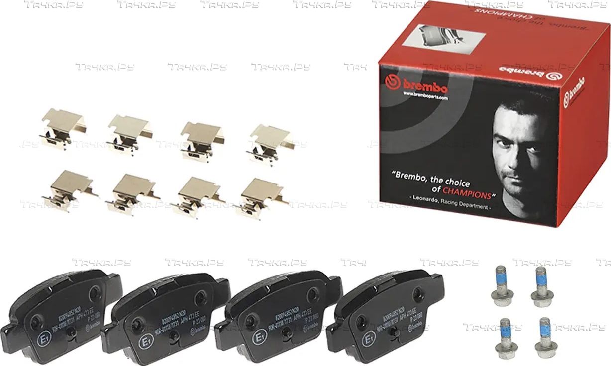 Тормозные колодки Brembo PRIME LINE задние для Lancia Delta III (844) 2008-2009. Артикул P 23 080