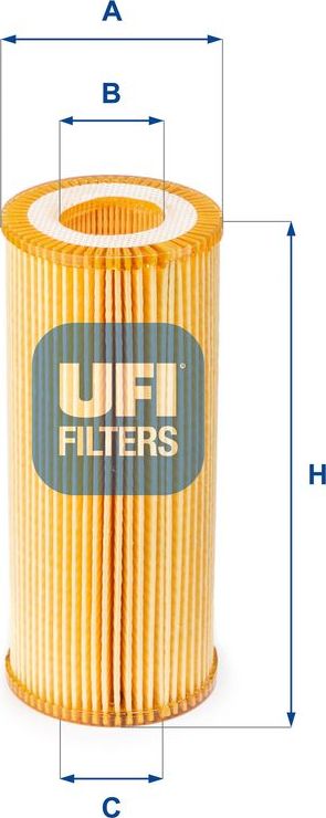 Масляный фильтр UFI. Артикул 25.080.00