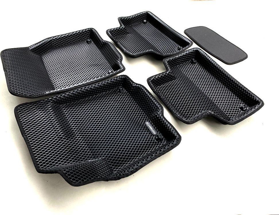 Коврики Euromat 3D EVA для салона Land Rover Range Rover Evogue I 2011-2018. Артикул EM3DEVA-003103