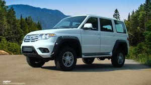 Расширители колесных арок Fenders (1 бак) для УАЗ Patriot I рестайлинг 2015-2026. Артикул ТКУ-3170R