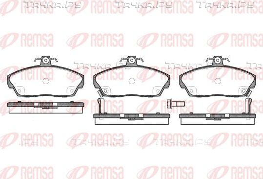 Тормозные колодки Remsa передние для Lotus Elise I 1995-2000. Артикул 0337.02