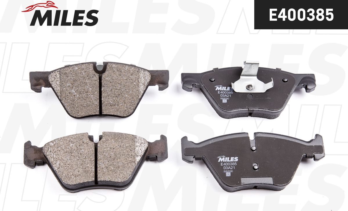 Тормозные колодки Miles (Low-Metallic). Артикул E400385