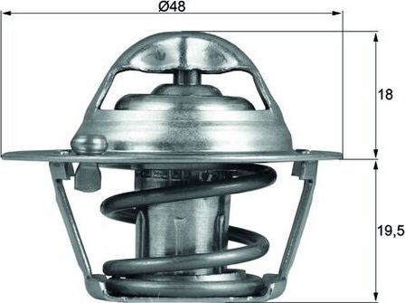 Термостат Mahle Behr. Артикул TX 121 74D