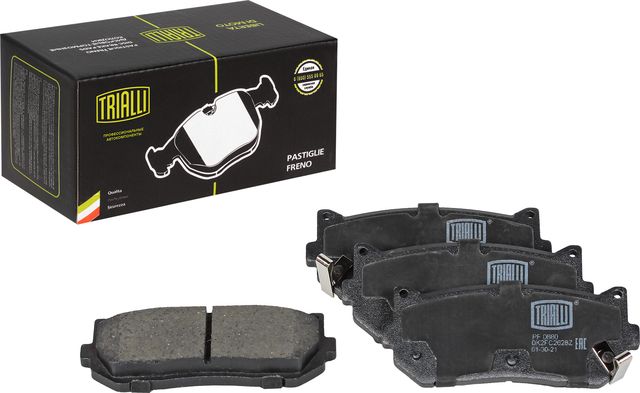 Тормозные колодки Trialli задние для Kia Clarus I 1996-2001. Артикул PF 0880