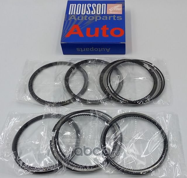 Кольца комплект 2,5 5225 стандарт на 1 цилиндр (Mousson). Артикул SRSN52B25DSTD