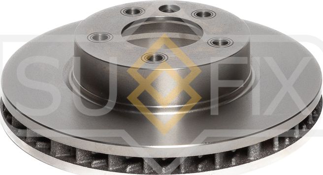Диск тормозной передний правый Volkswagen Touareg/Porsche Cayenne (Sufix). Артикул FX1114