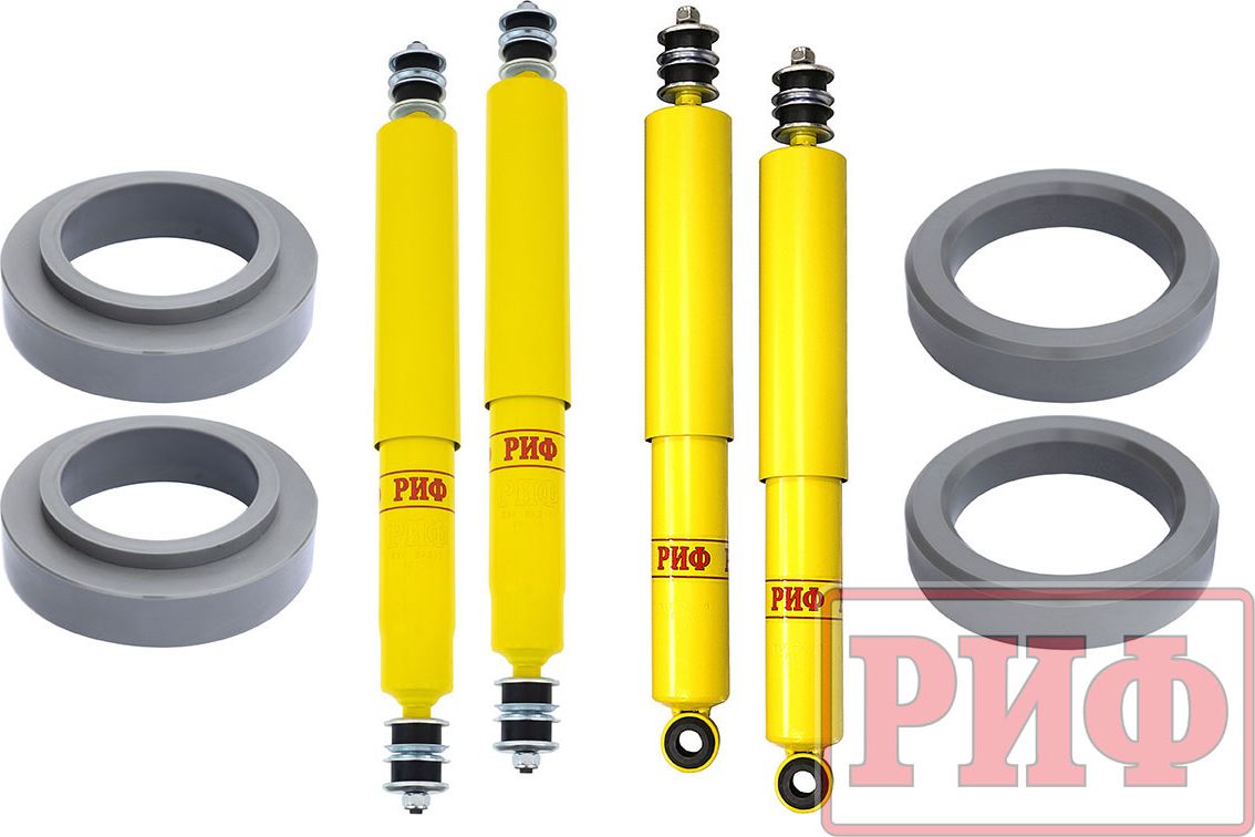 Лифт-комплект РИФ лайт для Toyota Land Cruiser 80 1988-1998, лифт 30 мм. Артикул RIF-TLC80-B-lite