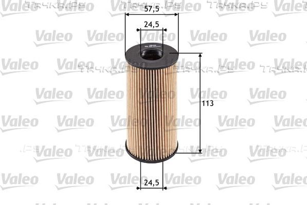 Масляный фильтр Valeo для Renault Megane IV 2010-2019. Артикул 586529