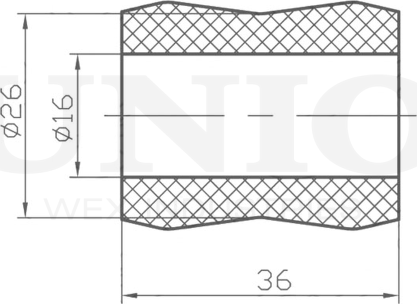 Втулка амортизатора (Unio). Артикул RMP-10196
