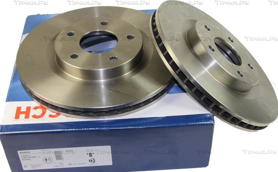 Тормозной диск Bosch передний для Nissan Juke I 2010-2011. Артикул 0 986 479 R89