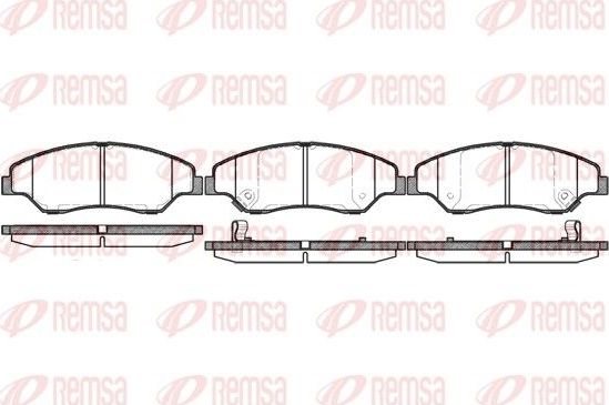 Тормозные колодки Remsa. Артикул 0739.02