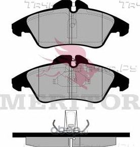 Колодки тормозные MERCEDES Sprinter (901-904) (95-06) VW LT 28-46 (96-) передние (Arvinmeritor). Артикул MDP1038